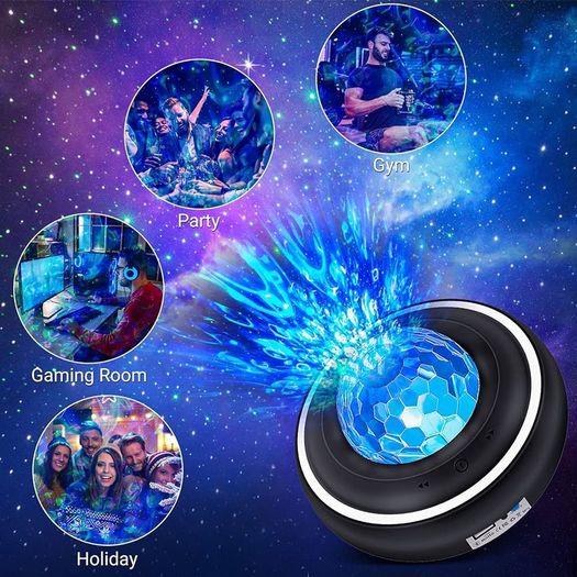 FREE EXPRESS SHIPPING Galaxy Projector, Star Night Light Projector with and Music Bluetooth Speaker, Ceiling Starry Star Light for Kids Baby Bedroom/Party/Game Rooms/Home Theatre