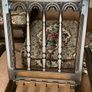 Ercol Victorian Tapestry Revival Old Colonial Yorshire Tall back Armchairs Set Image 5