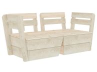 main image for ad Garden 2-Seater Pallet Sofa Impregnated Spruce Wood