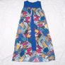 Sophie B Blue Multicolor Tropical Leaf Print Sheer Kaftan Tunic Dress 12UK/40EU Image 8