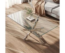 Glass Topped Table Set