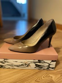 Moda in Pelle leather Nude ombre shoes size 37