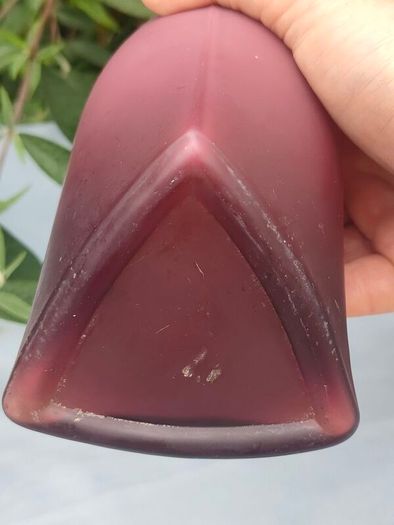 Pair of vintage Amethyst designer vases