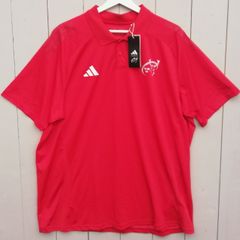 New Adidas Munster rugby mens polo top regular fit red XL size