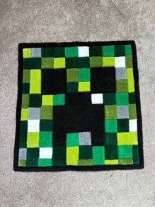 Minecraft handmade rug