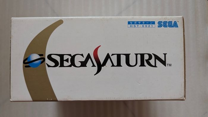Boxed Sega Saturn 'This is Cool' Skeleton Clear Console - HST-3220 - Japan Import
