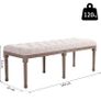 NEW SALE | Cushioned Dining Bench, Bed End Side Chaise Lounge Sofa Image 6