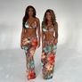 bikini matching sarong beach wear hut Image 7