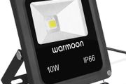 Warmoon LED Flood Lights Outdoor 10W Daylight White 6500K Security Wall Washer Light Waterproof IP66 for Patios Decks Pathways Stairways Driveways Garden