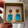The Collective Teal earrings Image 2