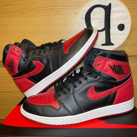 2016 Nike Air Jordan 1 Retro Hi Bred Banned UK8