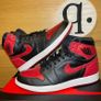 2016 Nike Air Jordan 1 Retro Hi Bred Banned UK8 Image 2