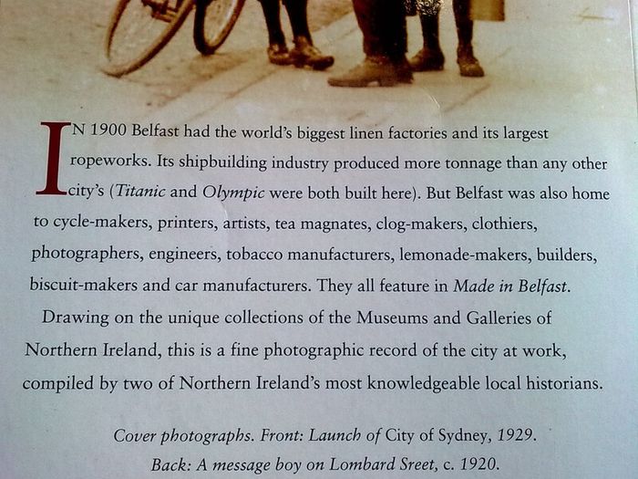 Made in Belfast N. Ireland Irish history