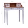 Writing Desk with Drawers 90x50x101 cm Solid Reclaimed Wood Image 2