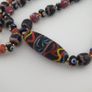 Vintage Venetian Style Mix Glass Beads With Handmade Glass Pendant Necklace Image 7
