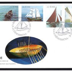 1982 Ireland Irish Boats Commemorative Stamps Post & Telegraph First Day Cover (FDC)