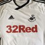 Swansea City FC. Official Adidas Mens Home Long Sleeved Jersey. Season 2011/2012. Number 24 Joe Allen. Image 6