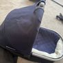 Uppababy vista basinet with rain cover fly cover had to storage and adapters for buggy to make it a double buggy Image 2