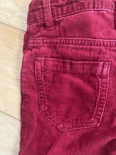 H and M red cords 2-3 years 98 cm