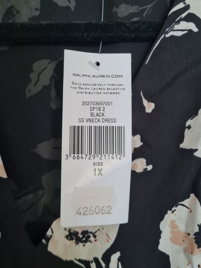 RRP 249e Ralph Lauren shiffon dress