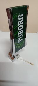 TUBORG  Illuminated Beer Font / Tap Badge Holder