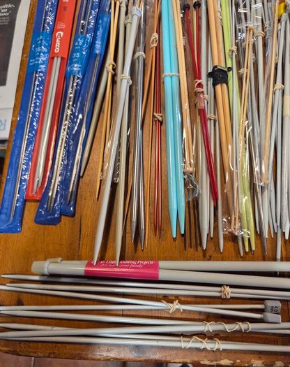180 Pairs of Knitting Needles + Extras