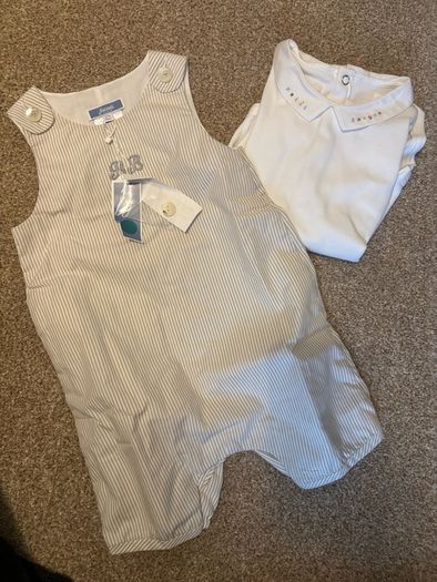 Beautiful Jacadi baby boy's outfit