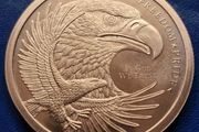 5 oz GSM Copper Eagle Round