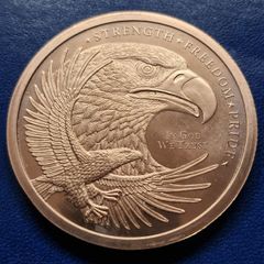 5 oz GSM Copper Eagle Round