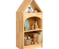 3-Tier Corner Cabinet for Toy Storage  15mm Rubberwood, Rounded Edges, Kid Reachable Height, Suitable for Kids Room, Playroom, Nursery, Classroom etc.