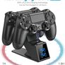 OIVO PS4 Controller Charger, 1.8H Fast PS4 Charging Dock for Sony Playstation 4 Controllers, Playstation 4 Controller Charger for Playstation4 / PS 4 /Slim/Pro Controller Image 4