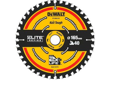 DeWalt DT10640 Extreme Framing Circular Saw Blade 165 x 20mm 40T