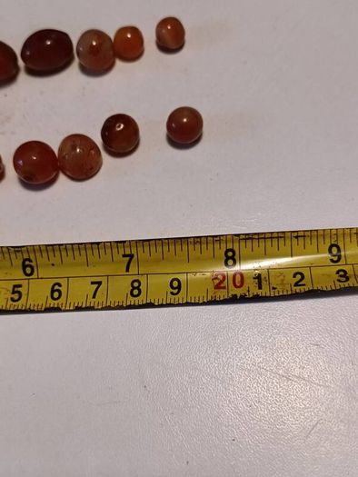 25 1900BC Carnelian Ancient Egypt Beads(With COA)