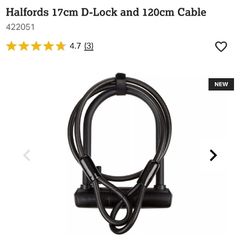 17cm D Lock Plus 120cm Extension cable