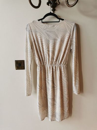 Cream/Silver dress