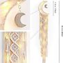 Handmade Moon Dream Catcher Woven Cotton Half Circle Moon Dreamcatcher Macrame Wall Art Home Decoration Wedding Decoration Ornaments Craft Image 5