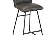 2 Grey Swivel Counter Stools
