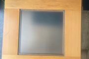 Corner Table with Opaque Centre Glass