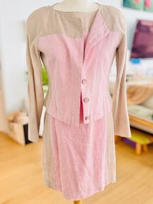 Linen dress & jacket Designer