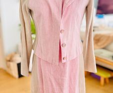 Linen dress & jacket Designer