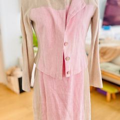 Linen dress & jacket Designer