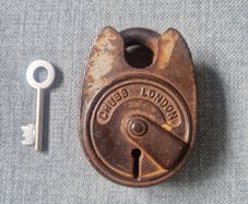 Vintage heavy duty chubb lock