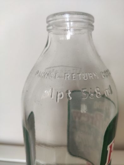 1980s Unigate Milk bottle - Typhoo Tea