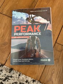 Leaving cert peak performance book- PE