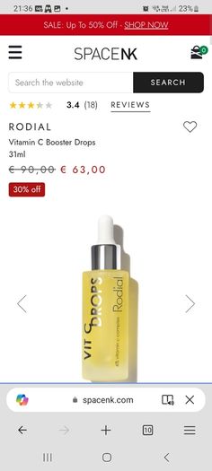 Rodial Dragon's Blood Hyaluronic Mask 50ml RRP 59E and Rodial Vit C drops 30ml.. Excellent for Hydration.  2 for 30e
