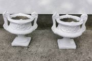 Set of old garden planters