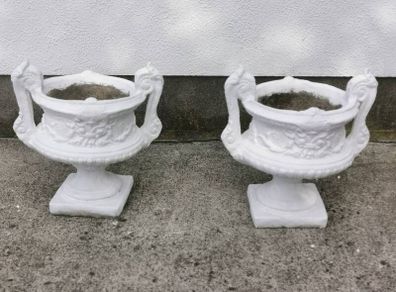 Set of old garden planters