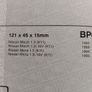 Nissan Micra K11 Brake Pads. Image 2