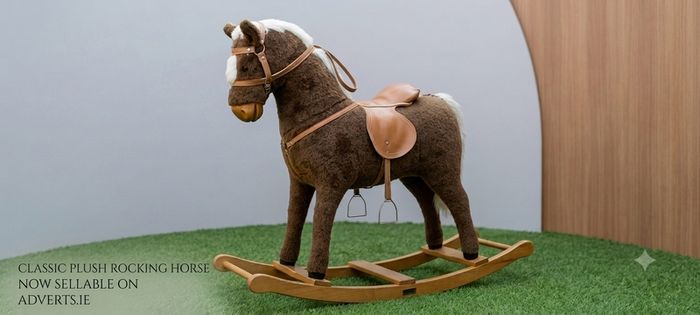 Mamas & Papas Classic Plush Rocking Horse