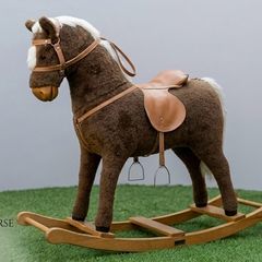 Mamas & Papas Classic Plush Rocking Horse